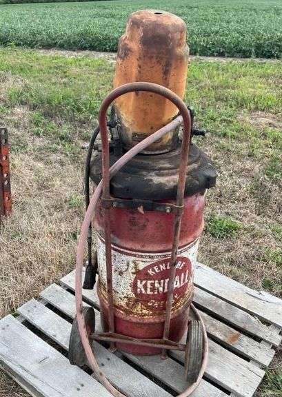 Grease Pump on 2 Wheel Dolly image