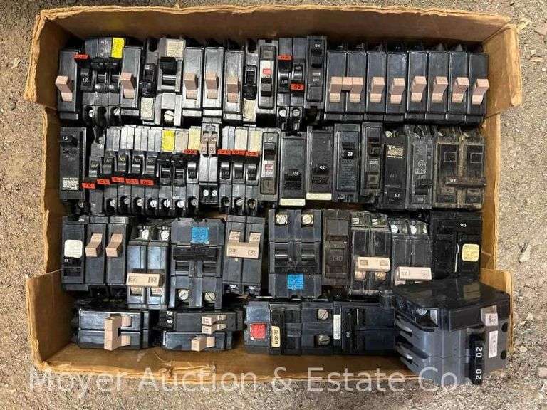 Group of Asst. Circuit Breakers, Conditions Unknown image