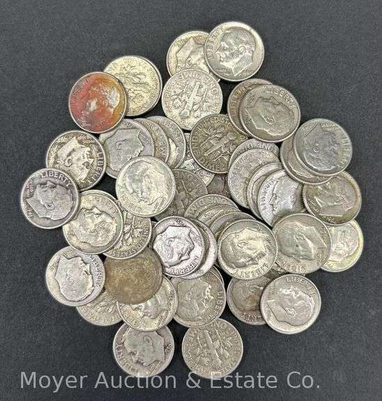 (50) Roosevelt Silver Dimes image