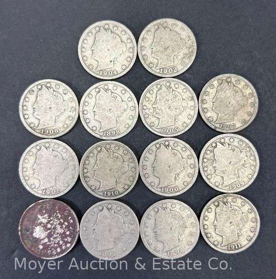 (14) "V" Nickels image
