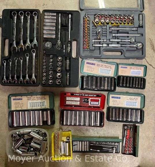 Group of Asst. Sockets and Wrenches image