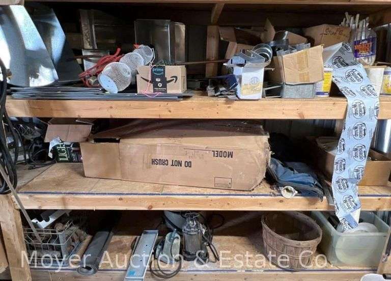 Group of Duct Work, Tyvek Tape, Framing Hardware, Etc. image