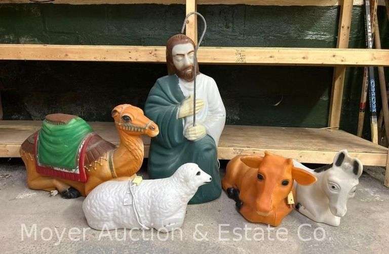 Empire Shepherd Blow Mold with Asst. Livestock Blow Molds, 9"-30"h image