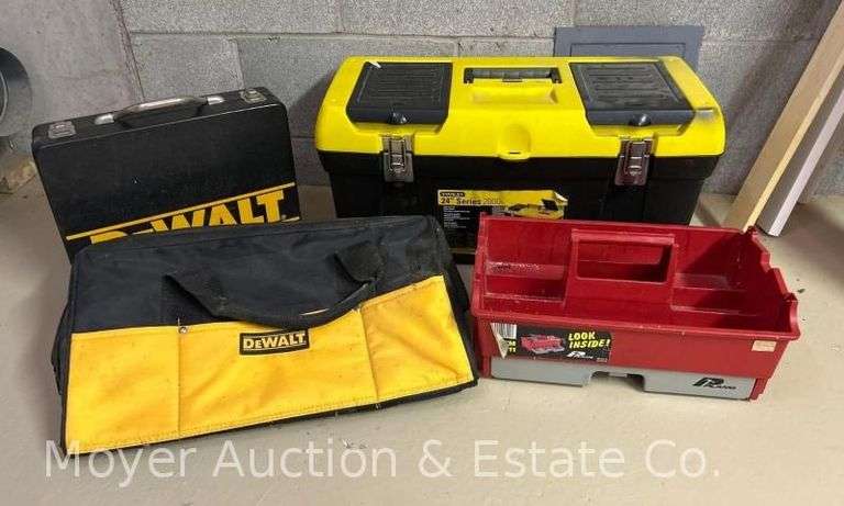 Stanley Plastic Toolbox, DeWalt Tool Bag, and Other Plastic Toolbox image