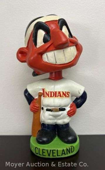 Vintage Cleveland Indians Bobblehead, 7.5"h image