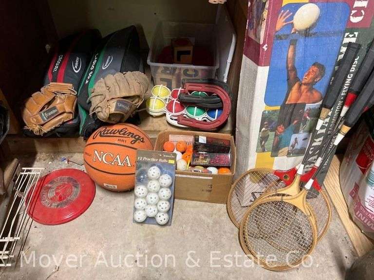 Group of Lawn Games, Bocce, Basketball, Etc. image