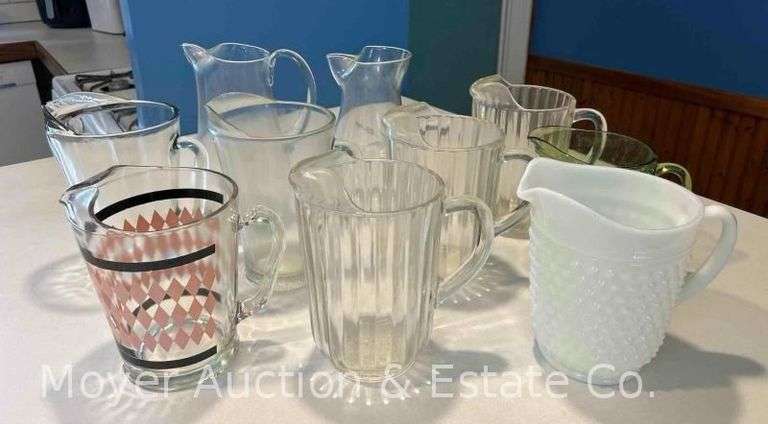 Group of Glass Drink Pitchers image