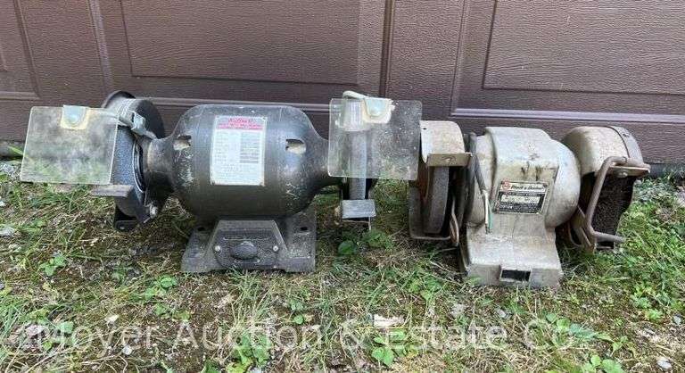 (2) Bench Gtinders, Buffalo and Black & Decker image