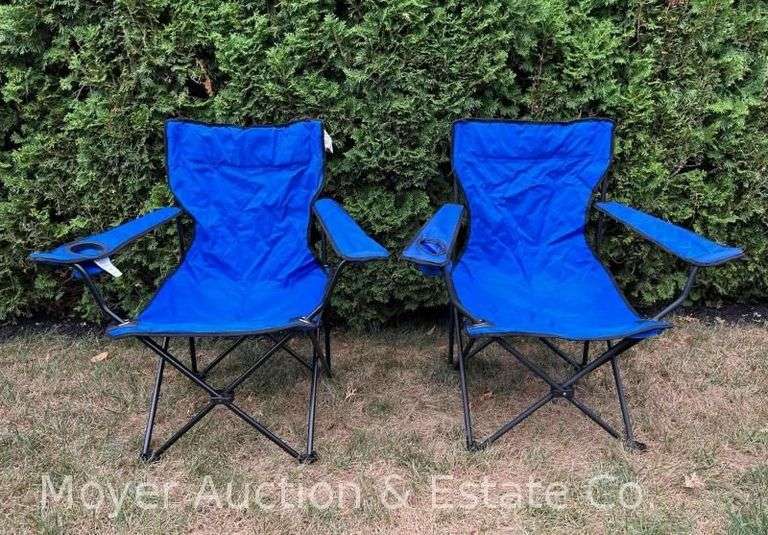 (2) Folding Camp Chairs image