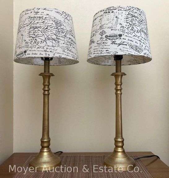 Pair of Table Lamps, 23"h image