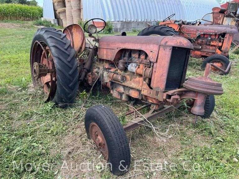 Case Tractor, appears Converted to Wide Front, Missing a Rear Tire image