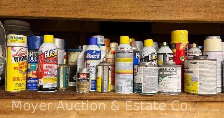 Group of Household and Shop Liquids, Chemicals, Etc. image