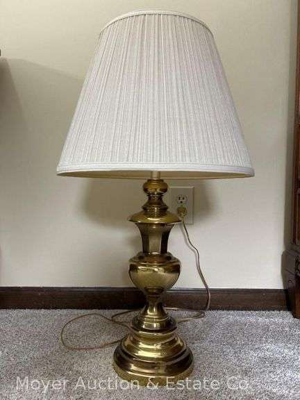 Brass Table Lamp, 28"h image