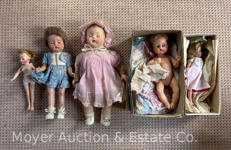 Group of Vintage Dolls image