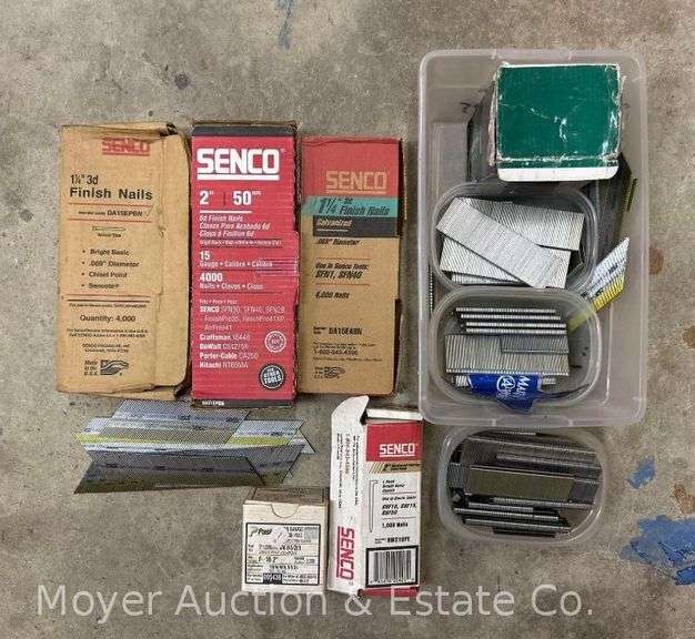 Group of Finishing Nails and Staples image