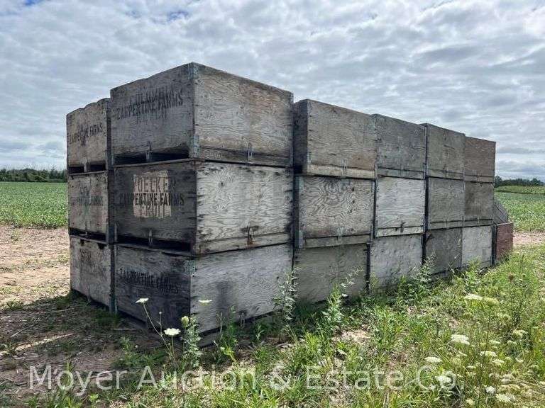 (35) Wood Pallet Crates, Approx. 47"x47"x29"h image