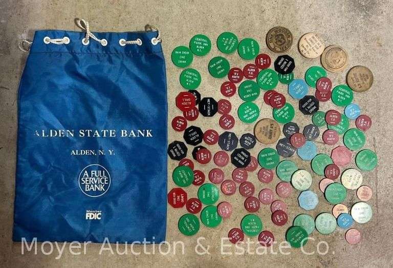 Group of Alden Grill, Central Park Inn, Alden FD and Other Local Rain Check Tokens image