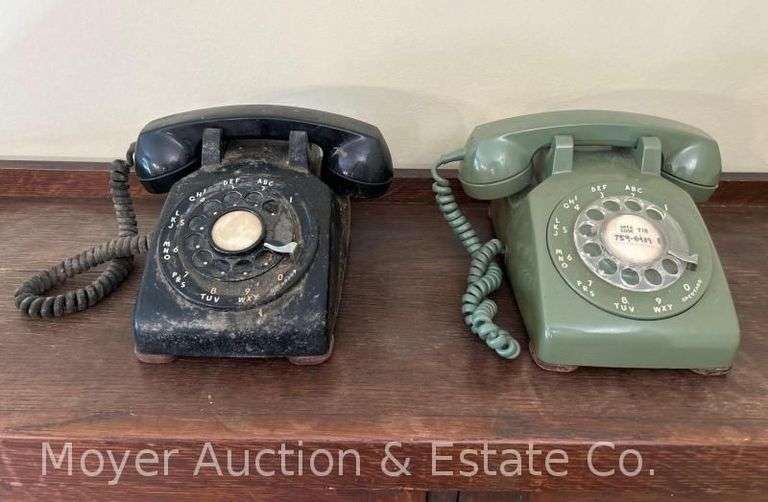 (2) Vintage Rotary Telephones image