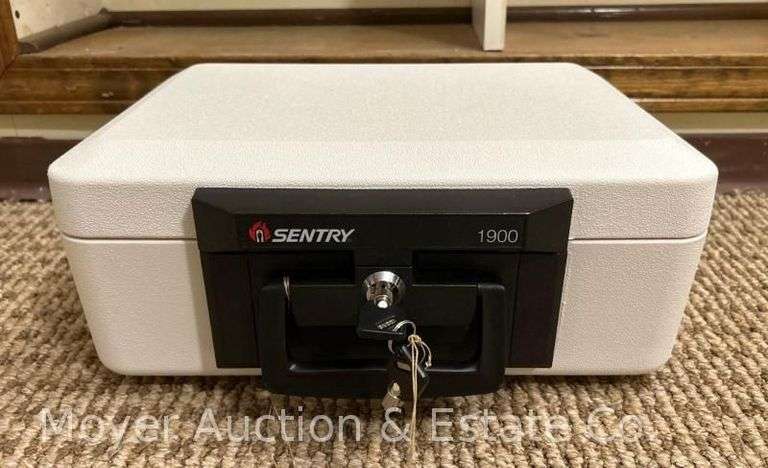 Small Sentry Safe 1900, with Keys image