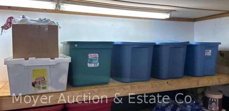 (8) Boxes of Sewing Material image