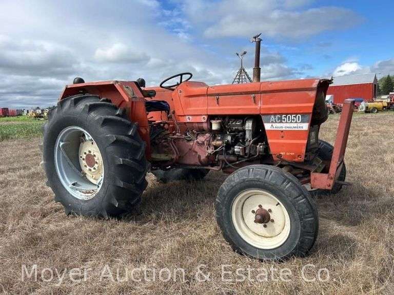 Allis Chalmers AC 5050 Tractor, 3-Point Hitch with Top Link, Starts/Drives image