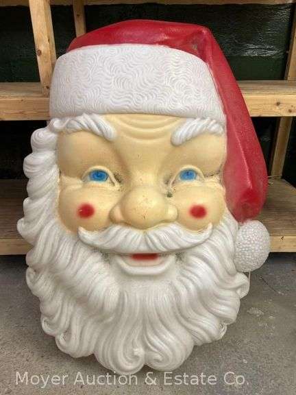 Empire Santa Claus Blow Mold, Wall Hanging, 35"h image