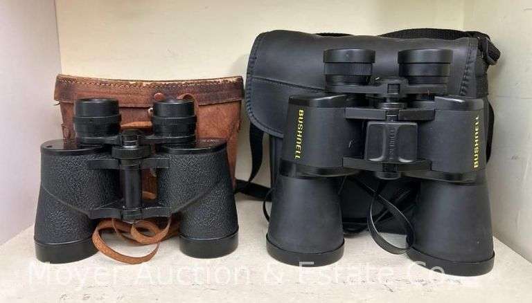 (2) Pairs of Binoculars with Cases image