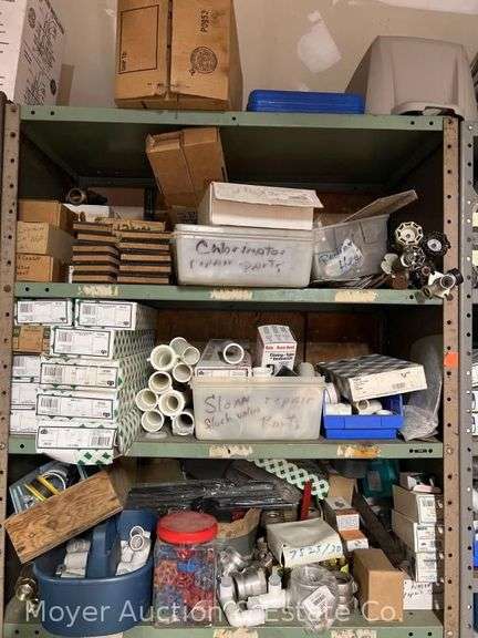 Group of Asst. Plumbing Components and Fittings, Spigots, PVC, Brass, Etc. image
