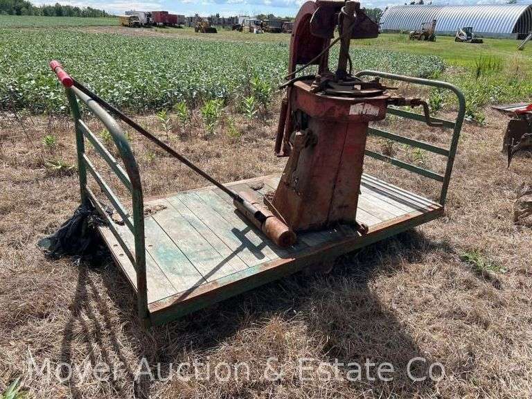3'x6' Rolling Warehouse Cart, Green, Fixed Handles image