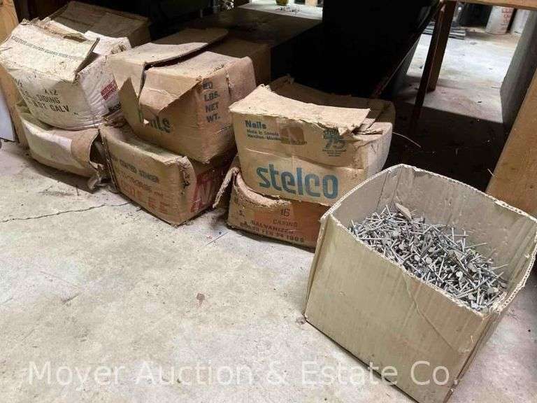 (7) Boxes of Asst. Nails image