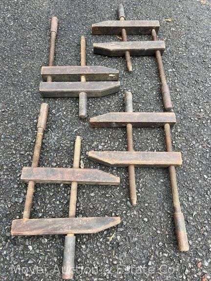 (4) Large Wood Clamps image