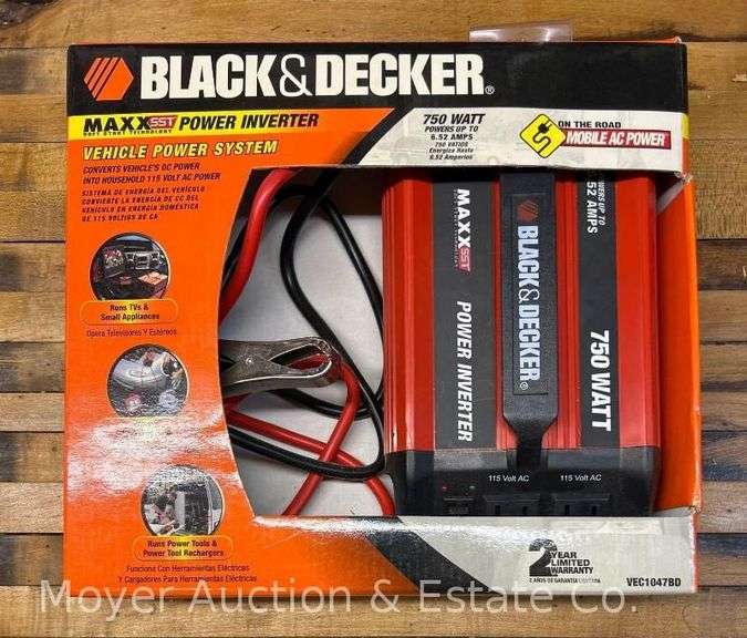 Black & Decker Power Inverter, 750 Watt, 6.5amp image