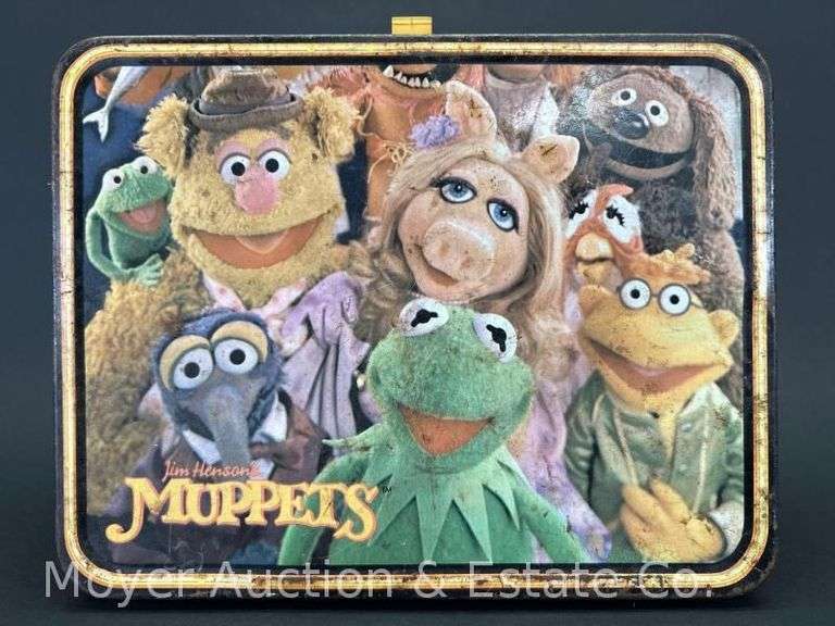 Vintage Thermos Muppets Metal Lunchbox image