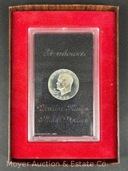 1973-S Eisenhower Proof Dollar, in Slab image
