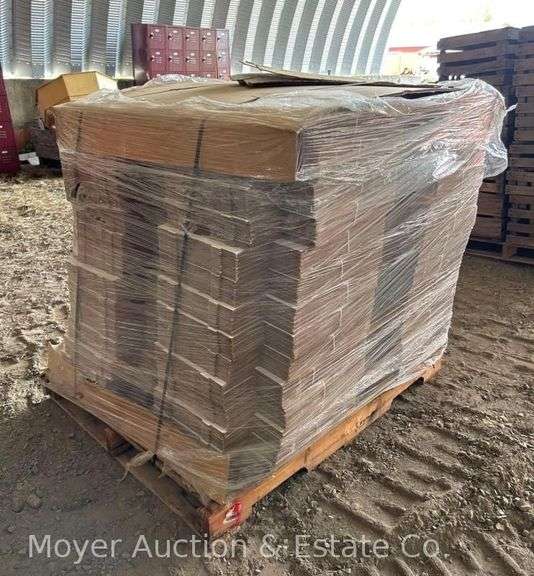 Pallet of New Cardboard Boxes image