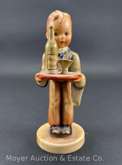 Hummel "The Waiter" Figurine, 154/0, 6"h image