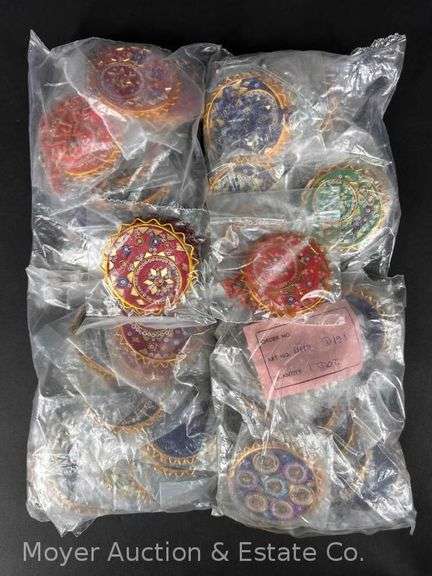 (50) Asst. Hand Made Medallions, Made in India, 2.25"w image