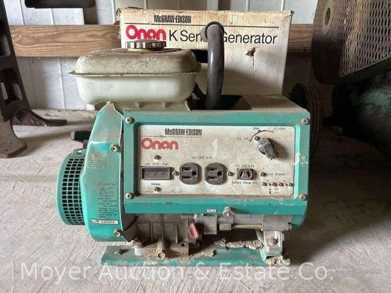 Onan K1000 Series Generator, turns over, with box image