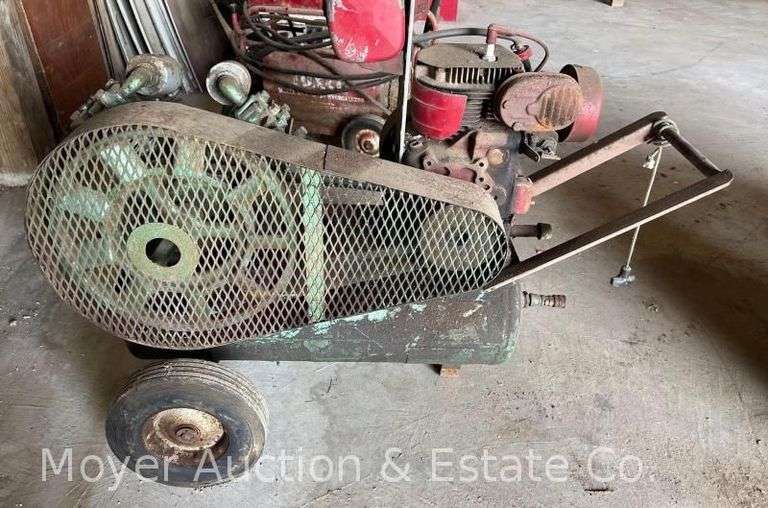 Kohler 6hp Gas Engine Air Compressor, turns over image