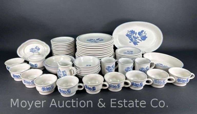 (58) Pieces of Pfaltzgraff Yorktowne Dinnerware image