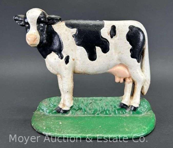 Cast Iron Cow Door Stop, 6"h image