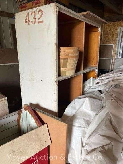 Wooden Rolling Rack, on Casters, 50"x25"x67"h image