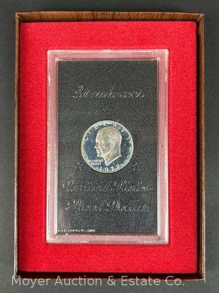 1972-S Eisenhower Proof Dollar, in Slab image