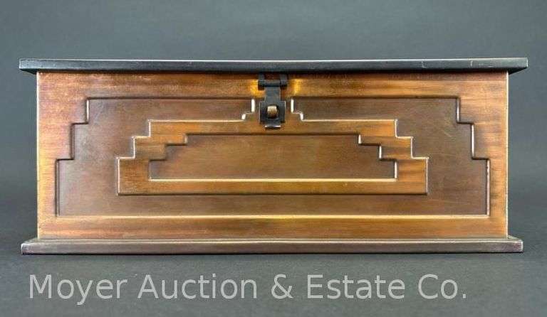 Danaby-Faxon Copper Treasure Chest, 12"x6"x4.5"h image
