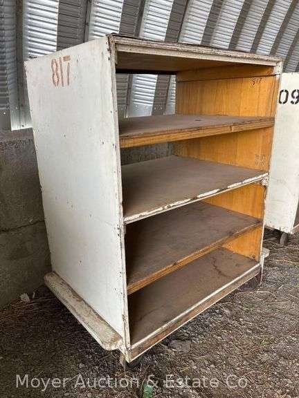 Wooden Rolling Rack, on Casters, 50"x36"x66"h image