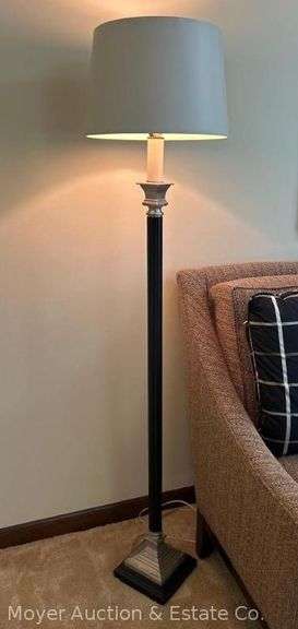 Matching Table Lamp & Floor Lamp, 35" and 58"h image