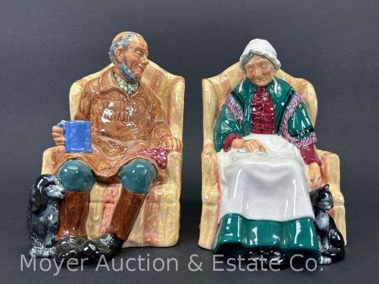 Royal Doulton "Uncle Ned" and "Forty Winks", 7"h image