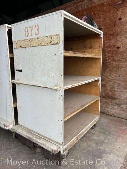 Wooden Rolling Rack, on Casters, 50"x36"x74"h image