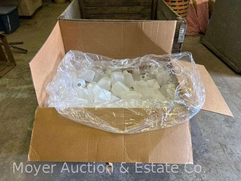 Box of New Plastic Pint Jugs, Approx. 250 image