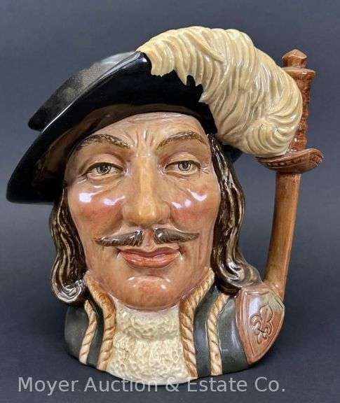 Royal Doulton "Athos" Large Toby Jug, 7.5"h image